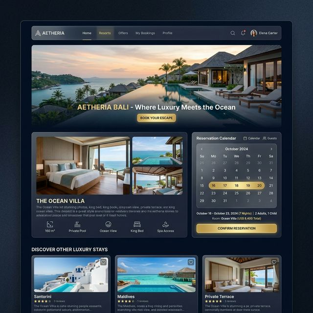 Resort Booking Preview