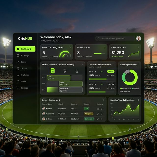 Sports Booking Preview